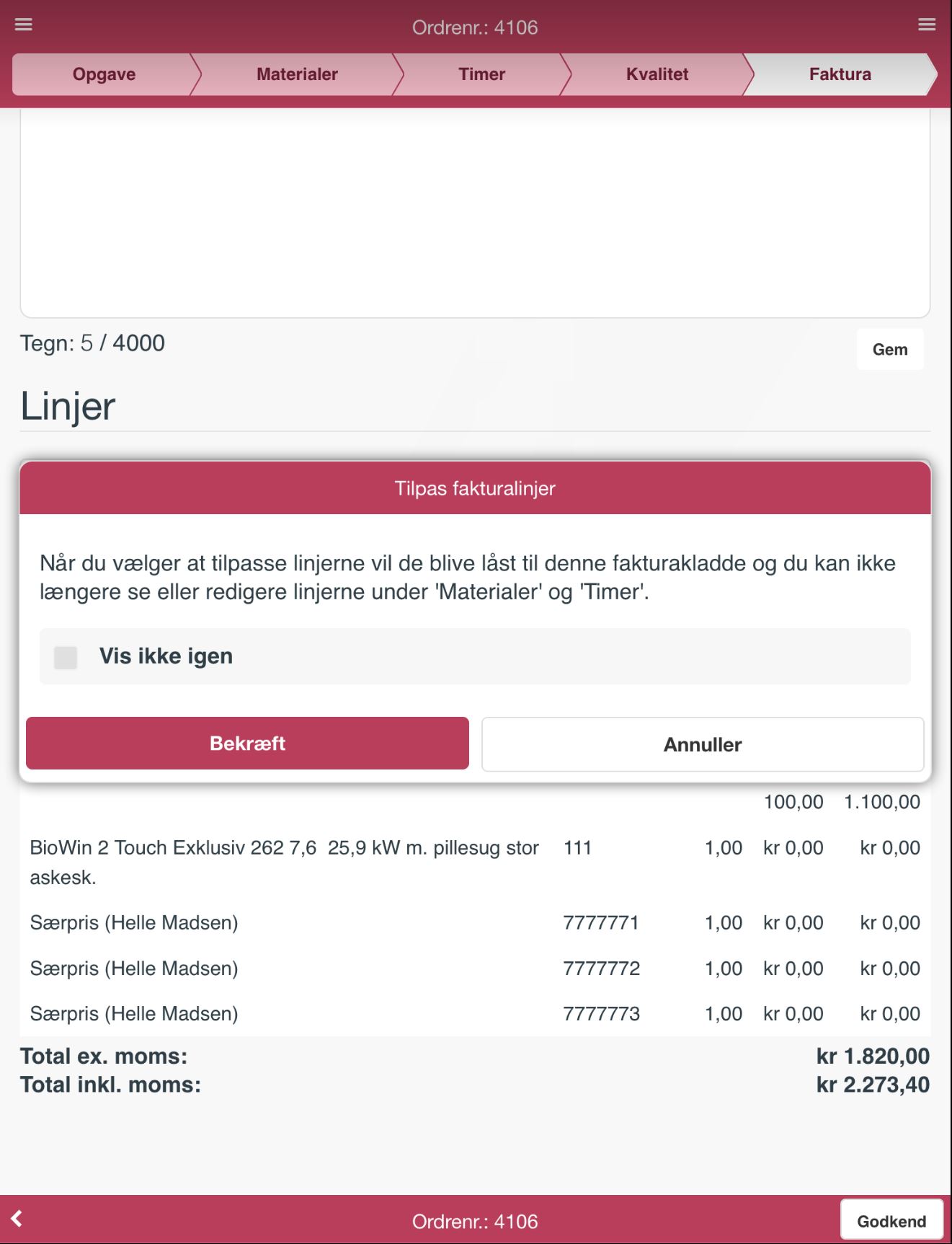 tilpas linjer 2 - Minuba
